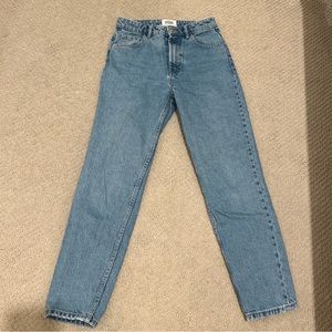Zara high waisted denim jeans